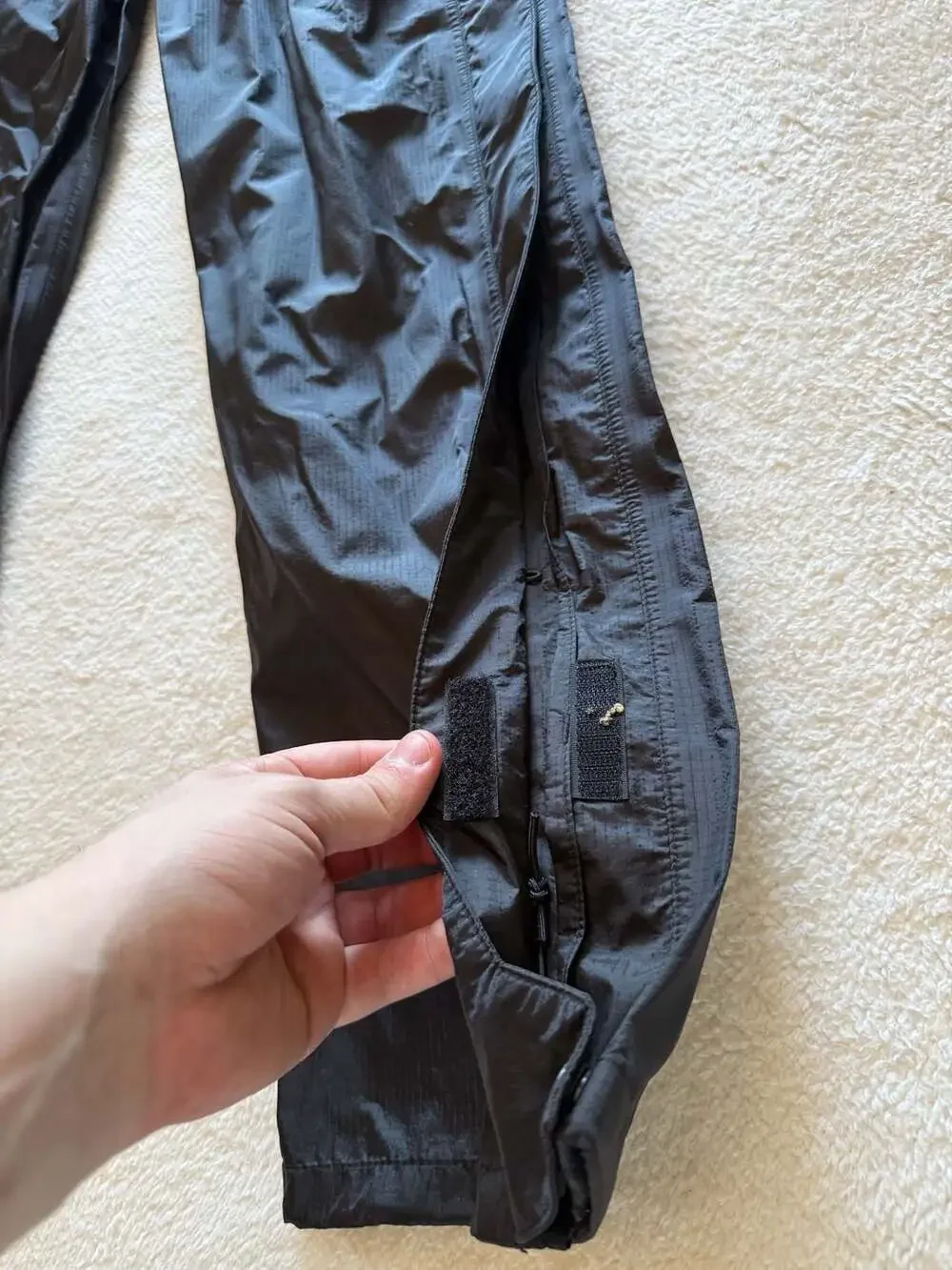 REI Co-op Pants Men’s Size Large Black Waterproof Rain Hiking Outdoor